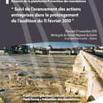 Gestion du risque innondation : suivi de l avancement des actions entreprises