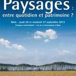 Séminaire « Paysages : entre quotidien et patrimoine ? »