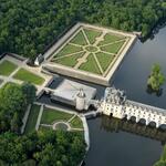 Chenonceau vu du ciel