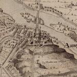 Carte de la ville et du château d Amboise par Siette 1610-1619